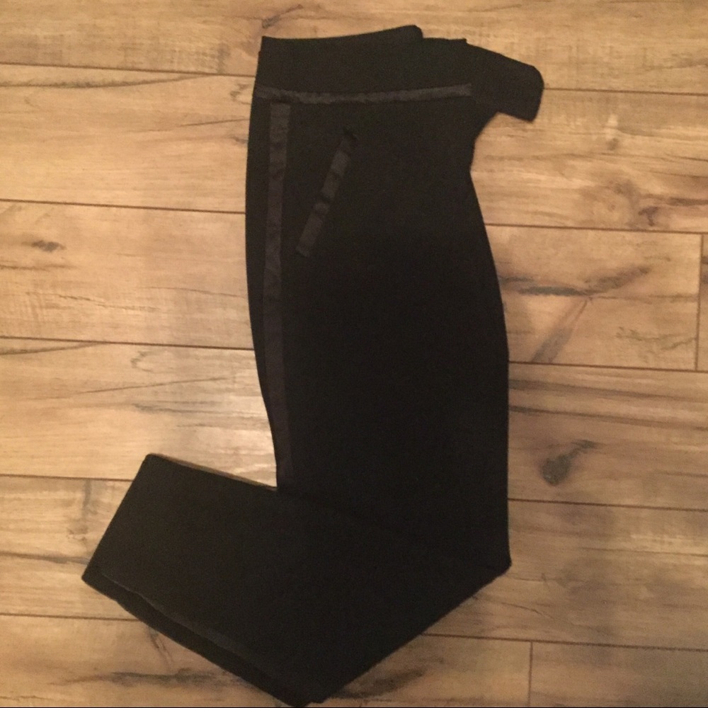 Loft Black Tuxedo Pants